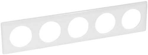 Рамка универсальная Legrand Celiane 5-м. белый глянец картинка